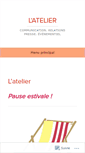 Mobile Screenshot of latelier-rp.com